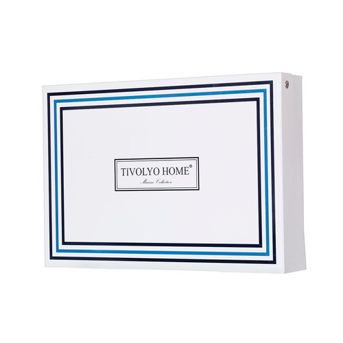 Подарочный набор полотенец для ванной 2 пр. Tivolyo Home NAVY хлопковая махра серый, фото, фотография