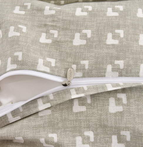 Постельное белье Sofi De Marko ПАУЛЬ хлопковый сатин серый 1,5 спальный, фото, фотография