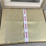 Скатерть прямоугольная Efor KOZA жаккард золотой 160х220, фото, фотография