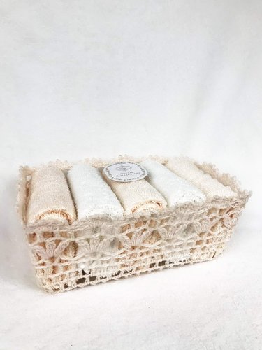 Набор полотенец для ванной 5 шт. Sofi De Marko ЭММИ хлопковая махра персиковый 30х50, фото, фотография