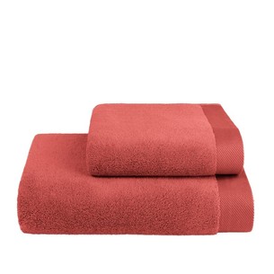 Полотенце для ванной Soft cotton MICRO хлопковый микрокоттон красный 50х100