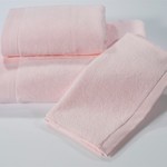 Полотенце для ванной Soft cotton MICRO хлопковый микрокоттон розовый 50х100, фото, фотография