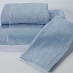 Полотенце для ванной Soft cotton MICRO хлопковый микрокоттон светло-синий 75х150, фото, фотография