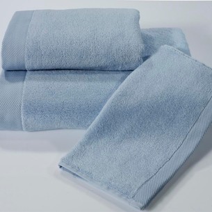Полотенце для ванной Soft cotton MICRO хлопковый микрокоттон светло-синий 50х100