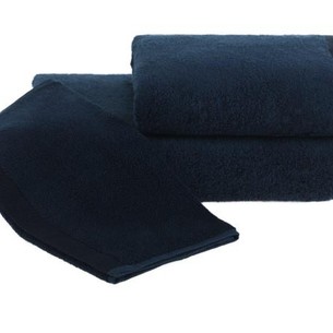 Полотенце для ванной Soft cotton MICRO хлопковый микрокоттон тёмно-синий 75х150
