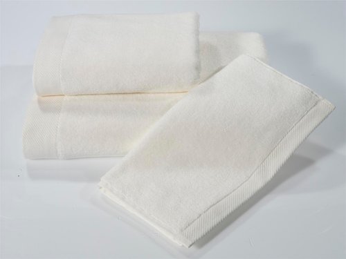 Полотенце для ванной Soft cotton MICRO хлопковый микрокоттон экрю 50х100, фото, фотография
