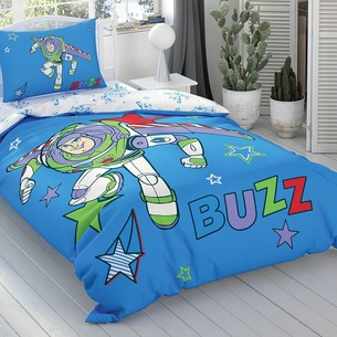 Детское постельное белье TAC TOY STORY BUZZ хлопковый ранфорс 1,5 спальный