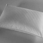 Подушка TAC ASCOT микроволокно/хлопок белый 50х70, фото, фотография