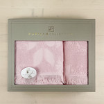 Набор полотенец для ванной в подарочной упаковке 50х90, 70х140 Pupilla AMAZON хлопковая махра V4, фото, фотография