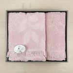 Набор полотенец для ванной в подарочной упаковке 50х90, 70х140 Pupilla AMAZON хлопковая махра V4, фото, фотография
