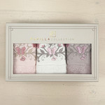 Подарочный набор полотенец-салфеток 3 шт. Pupilla EVA бамбуковая махра V3, фото, фотография