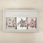 Подарочный набор полотенец-салфеток 3 шт. Pupilla HAYAL бамбуковая махра V4, фото, фотография