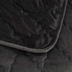 Покрывало Sofi De Marko ДЕМЕТРА велюр вискоза чёрный 240х260, фото, фотография