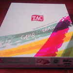 Комплект подросткового постельного белья TAC GENC MODASI DENVER хлопковый ранфорс ментоловый+кремовый евро, фото, фотография