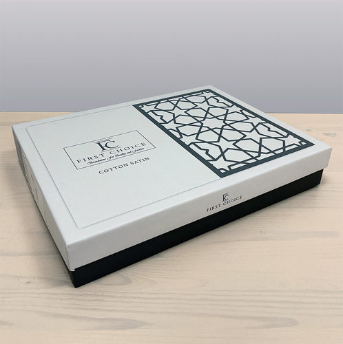 Постельное белье First Choice COZA хлопковый сатин denim евро, фото, фотография