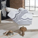 Набор полотенец для ванной 3 пр. Maison Dor LOWES хлопковая махра серый, фото, фотография
