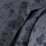 Постельное белье Karven RITA бамбуковый сатин-жаккард тёмно-серый евро, фото, фотография