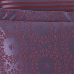 Постельное белье Karven JARDIN бамбуковый сатин-жаккард бордовый евро, фото, фотография