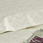 Постельное белье Karven ODESA бамбуковый сатин-жаккард кремовый евро, фото, фотография