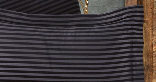 Постельное белье Karven BELLA бамбуковый сатин-жаккард тёмно-серый евро, фото, фотография