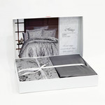 Постельное белье Karven ADVINA хлопковый сатин grey 1,5 спальный, фото, фотография