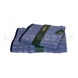 Полотенце для ванной Sarev POSEIDON хлопковая махра синий 50х90