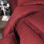 Постельное белье Karven CHACKERS хлопковый сатин делюкс red евро, фото, фотография