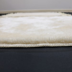 Набор ковриков для ванной Karven POST DOKUMA SACAKLI мех светло-бежевый, фото, фотография