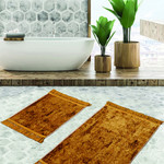 Набор ковриков для ванной Karven BUKET SACAKLI жаккард шоколадный, фото, фотография