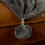 Плед-покрывало Sofi De Marko БУБОН-ЖЕМЧУГ велсофт стоун 160х220, фото, фотография