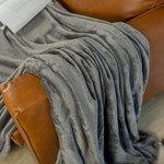 Плед-покрывало Sofi De Marko БУБОН-ЖЕМЧУГ велсофт стоун 160х220, фото, фотография