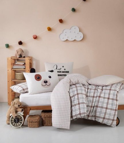 Детское постельное белье Ecosse BUDDY-DOGGY хлопковый ранфорс 1,5 спальный, фото, фотография