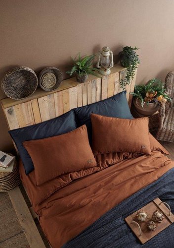 Постельное белье Ecosse RANFORCE IN VOUGE хлопковый ранфорс кофейный 1,5 спальный, фото, фотография