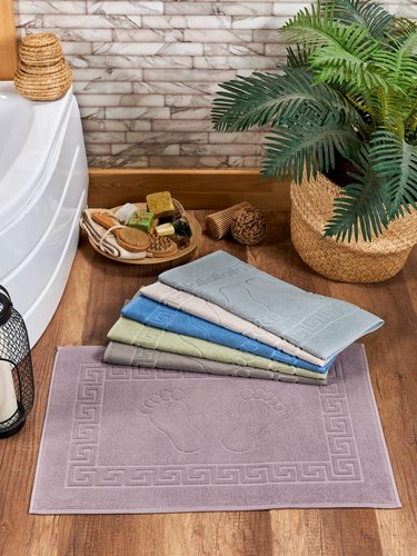 Набор ковриков для ванной 6 шт. Philippus хлопковая махра 50х70, фото, фотография
