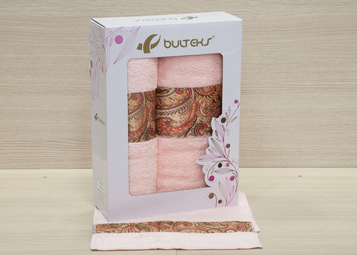 Набор полотенец Bulteks plt053-29 30 х 50 см 1 шт.
50 х 90 см 1 шт.
70 х 140 см 1 шт., фото, фотография