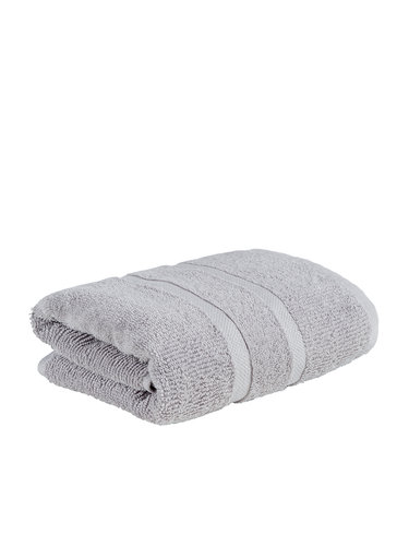 Полотенце для ванной Karna CLARIY хлопковая махра серый 50х90, фото, фотография