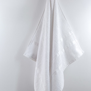 Полотенце для ванной Karna CLARIY хлопковая махра белый 70х140