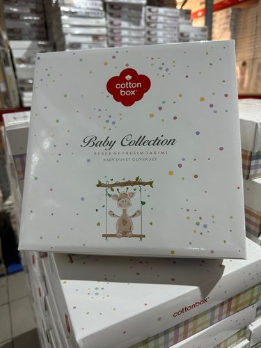 Постельное белье для новорожденных Cotton Box PANDA хлопковый ранфорс ментоловый, фото, фотография