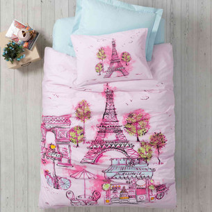 Детское постельное белье Cotton Box GIRLS & BOYS CORISA хлопковый ранфорс розовый 1,5 спальный