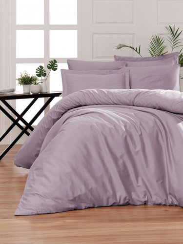 Постельное белье Karven SNAZZY хлопковый сатин lavender 1,5 спальный, фото, фотография