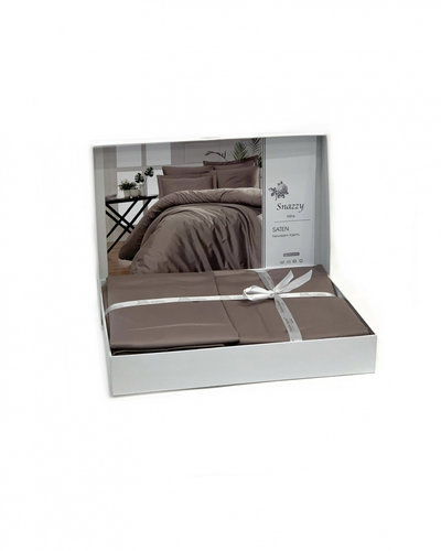 Постельное белье Karven SNAZZY хлопковый сатин mink 1,5 спальный, фото, фотография