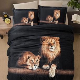 Постельное белье Karven LION хлопковый сатин евро