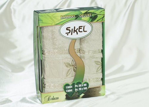 Набор полотенец Sikel plt057-13 50 х 90 см 1 шт.
70 х 140 см 1 шт., фото, фотография