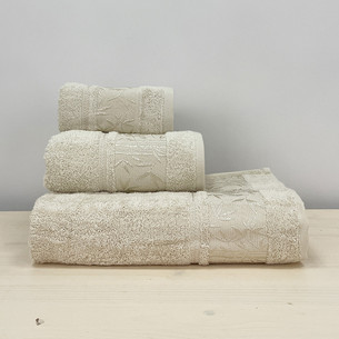 Набор полотенец для ванной 3 пр. Pupilla SINGLE бамбуковая махра V3