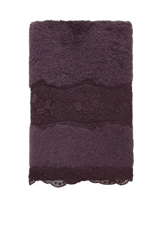 Полотенце для ванной Soft Cotton STELLA хлопковая махра фиолетовый 85х150, фото, фотография