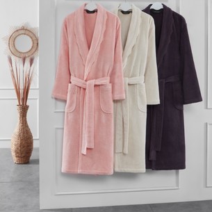 Халат женский Soft Cotton DESTAN хлопковая махра кремовый L
