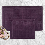 Набор ковриков для ванной Karven EKOSE хлопковая махра фиолетовый, фото, фотография