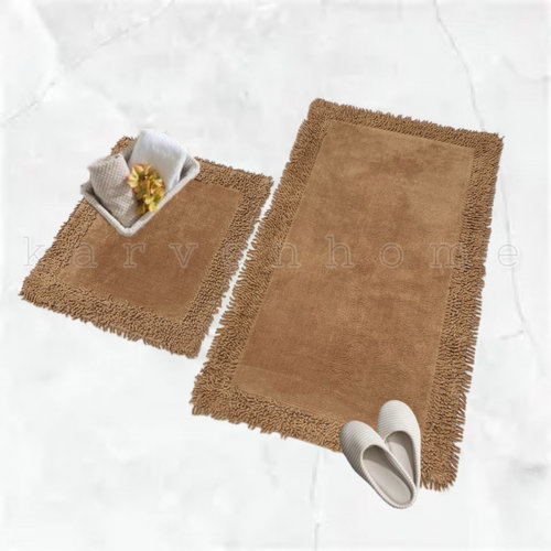 Набор ковриков для ванной Karven DUZ хлопковая махра кофейный, фото, фотография