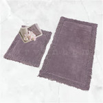 Набор ковриков для ванной Karven DUZ хлопковая махра лиловый, фото, фотография