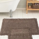 Набор ковриков для ванной Karven K.M.EKOSE хлопковая махра тёмно-бежевый, фото, фотография